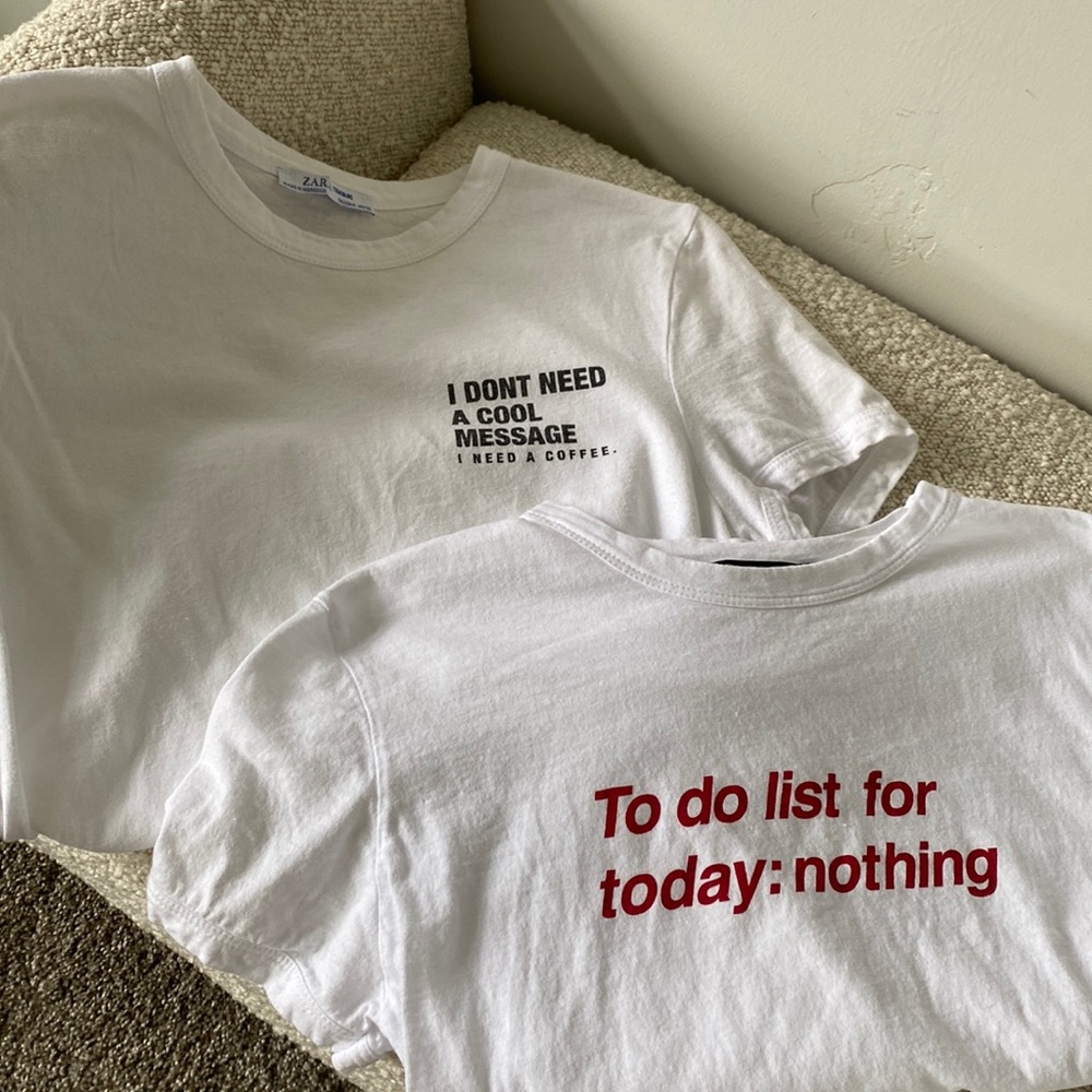 2 ZARA BABY TEES